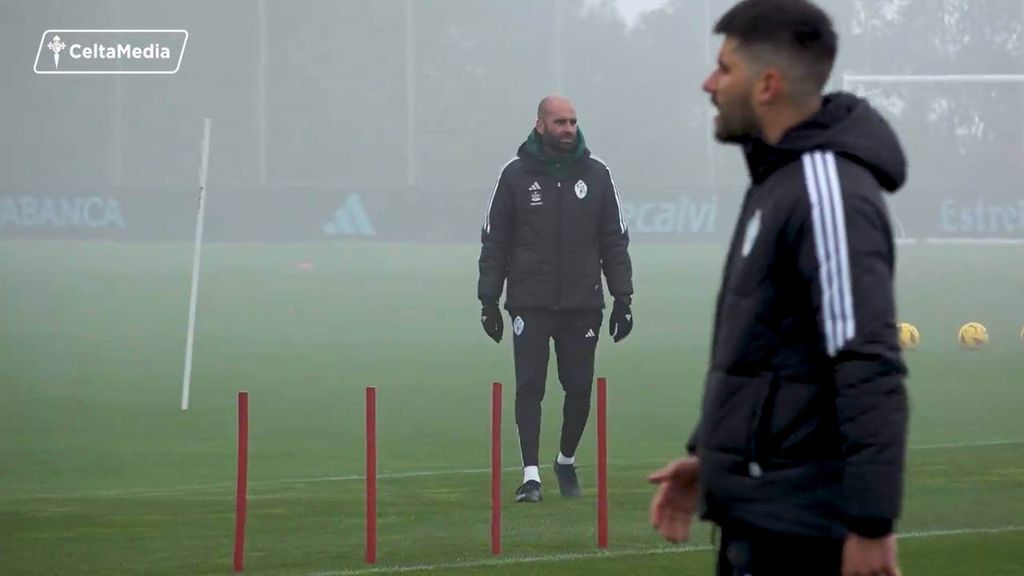 El Celta arranca la semana con Miguel Román, Damián Rodríguez y Alfon
