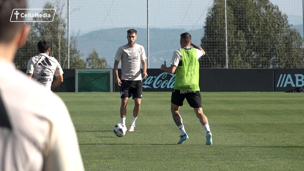 El Celta se entrena sin Rafa Benítez