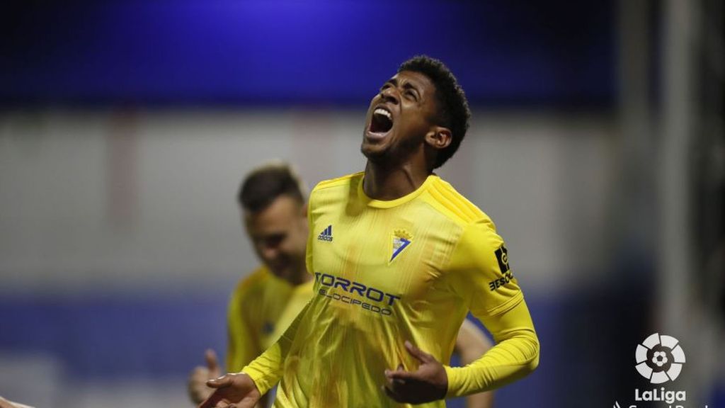 Lugo - Cádiz: Gol 0-1, 'Choco' Lozano (Jornada 31)