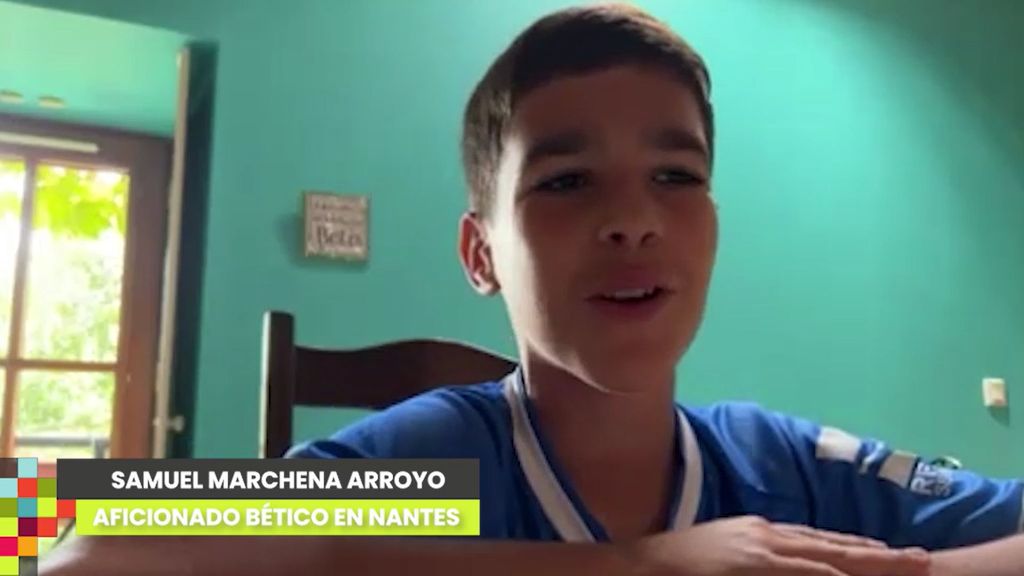 El detallazo del Betis invitando a un bético de 13 años que vive en Nantes (Francia)