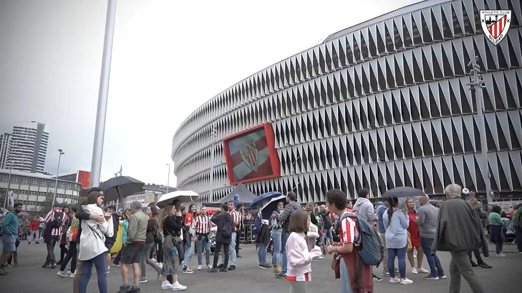 El éxito de la Athletic Plaza en San Mamés