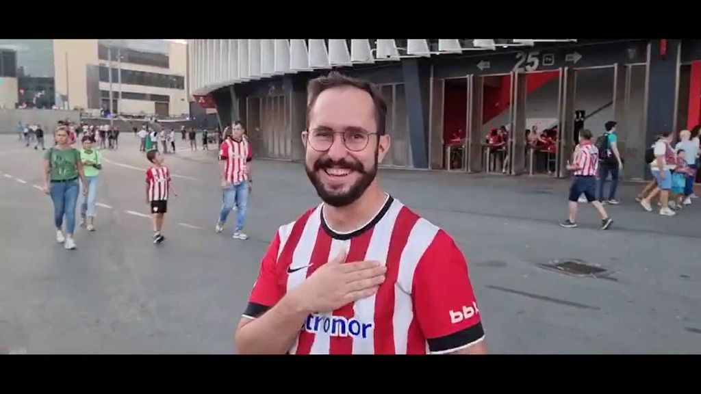 El famoso aficionado del Athletic Jon Azanza regresa a San Mamés