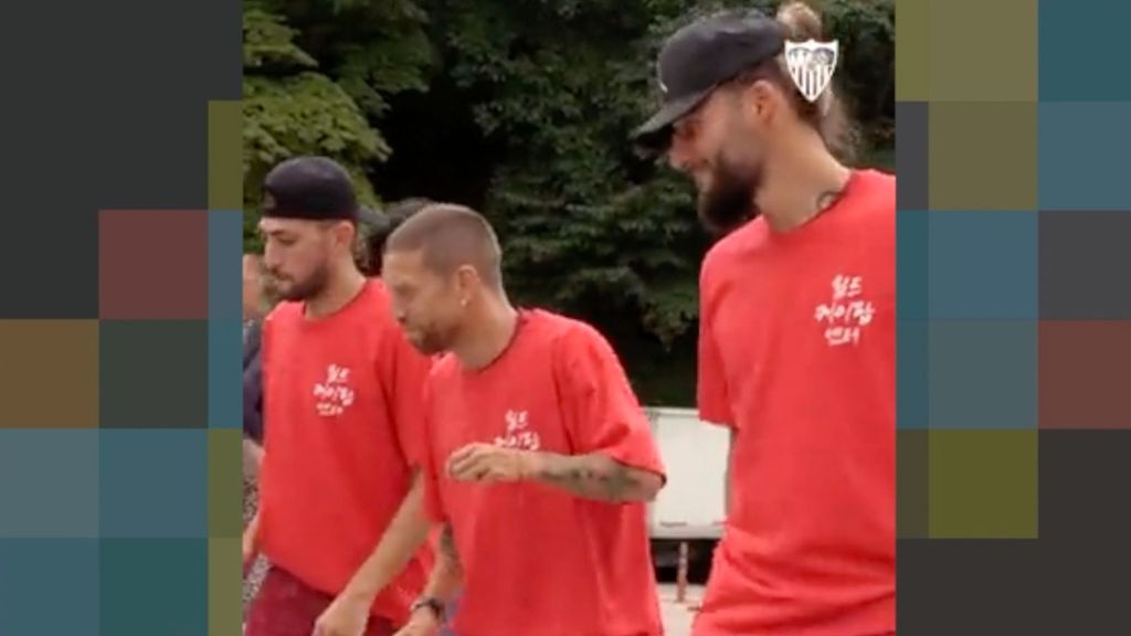 El Papu Gómez, Munir y Gudelj son las nuevas estrellas del K-pop