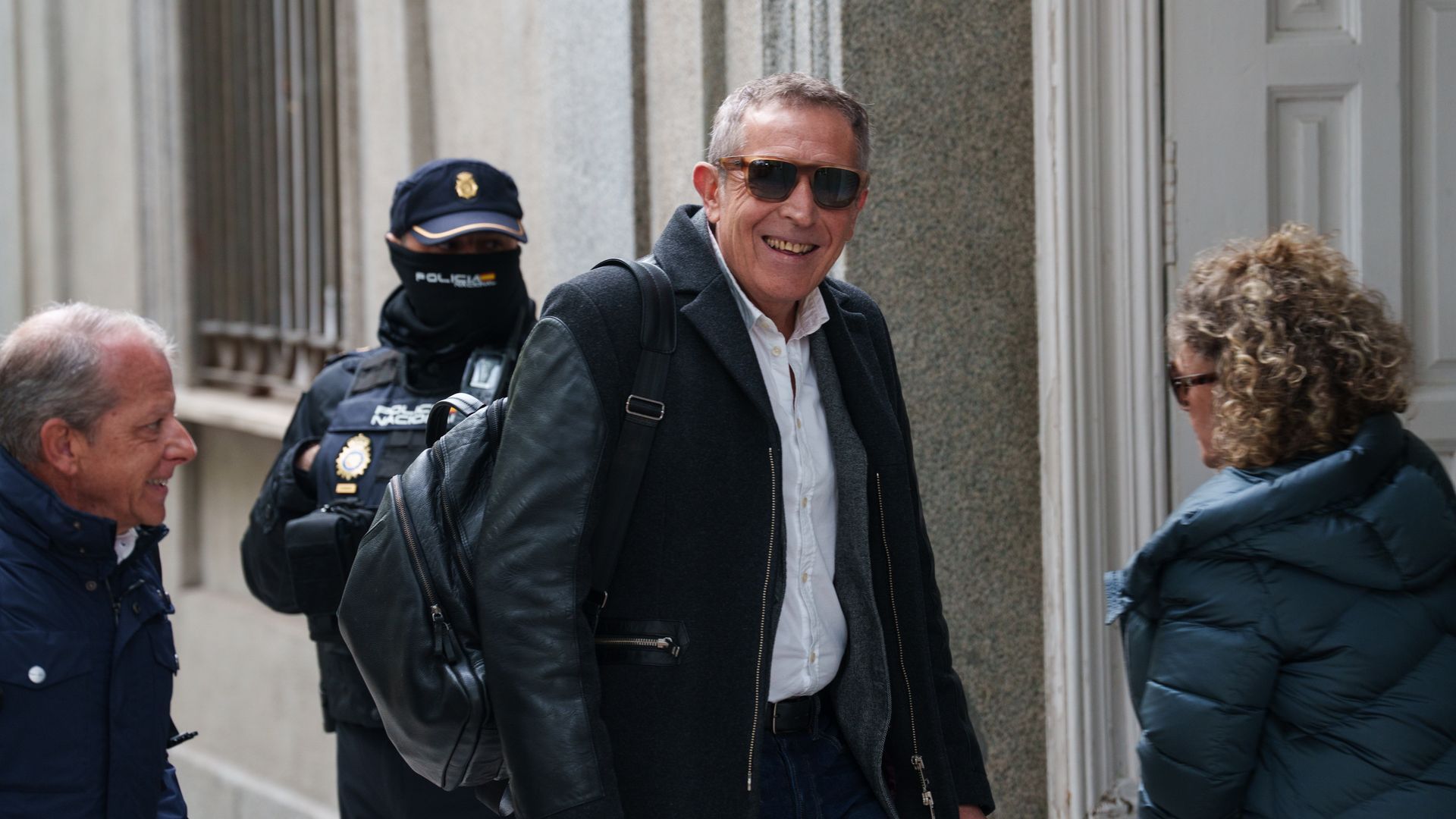 El periodista de Cadena SER Miguel Ángel Campos Peñarroja, a su llegada a la cuarta jornada del juicio al fiscal general del Estado