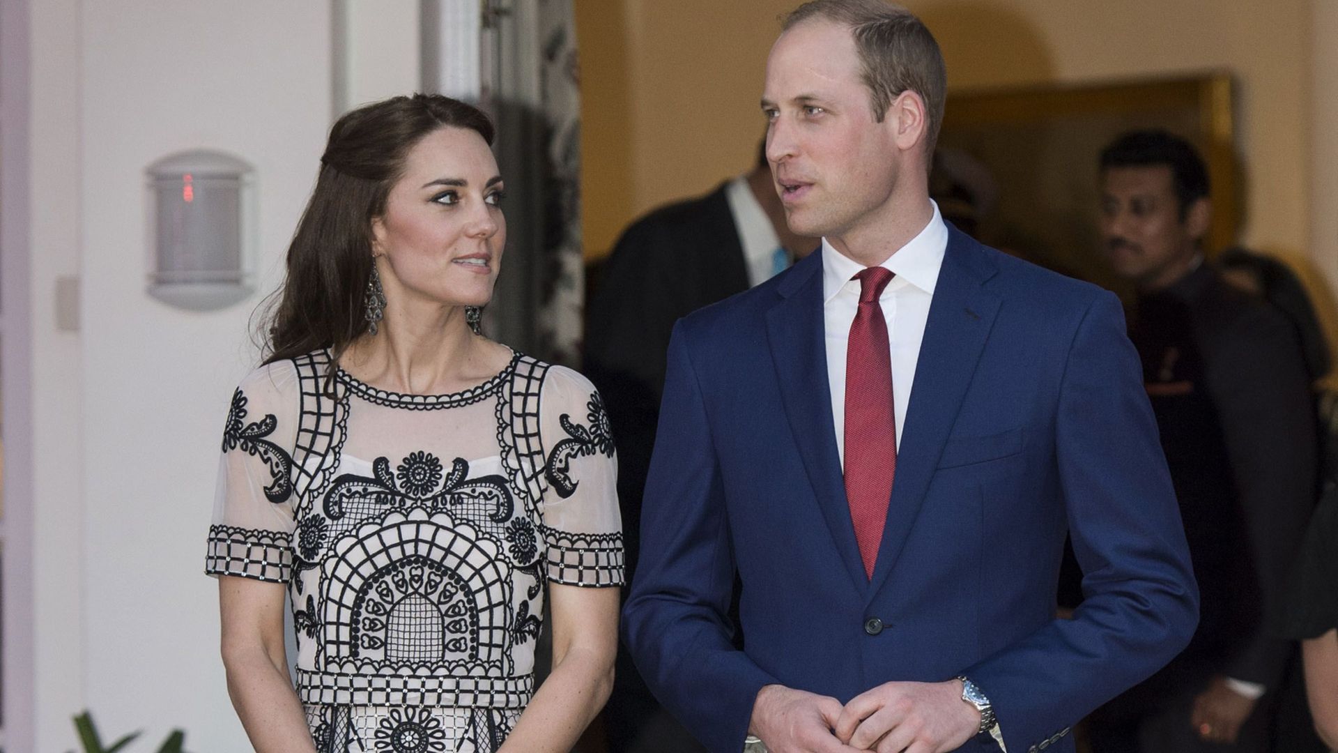 El príncipe Guillermo y su mujer, Kate Middleton