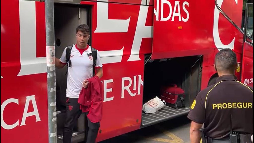 El Sevilla se concentra antes del partido contra el Madrid