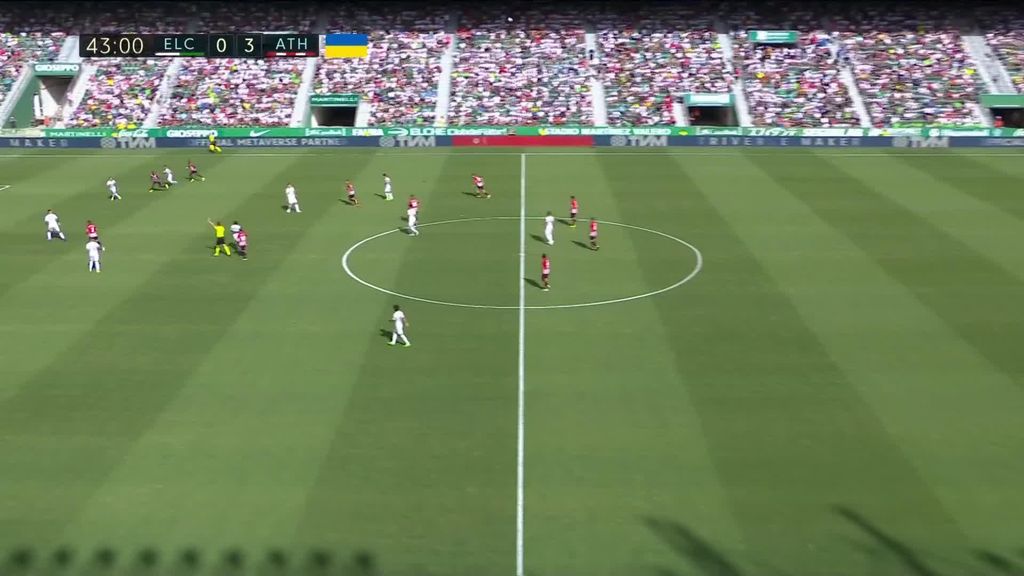 Elche 0-4 Athletic: Gol de Berenguer