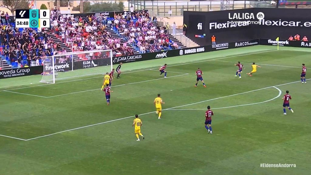 Eldense 0-1 Andorra: Gol de Lobete