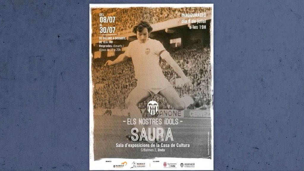 Enrique Saura, leyenda del Valencia CF