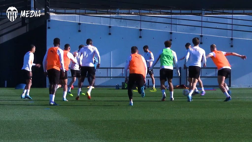 Entrenamiento del Valencia