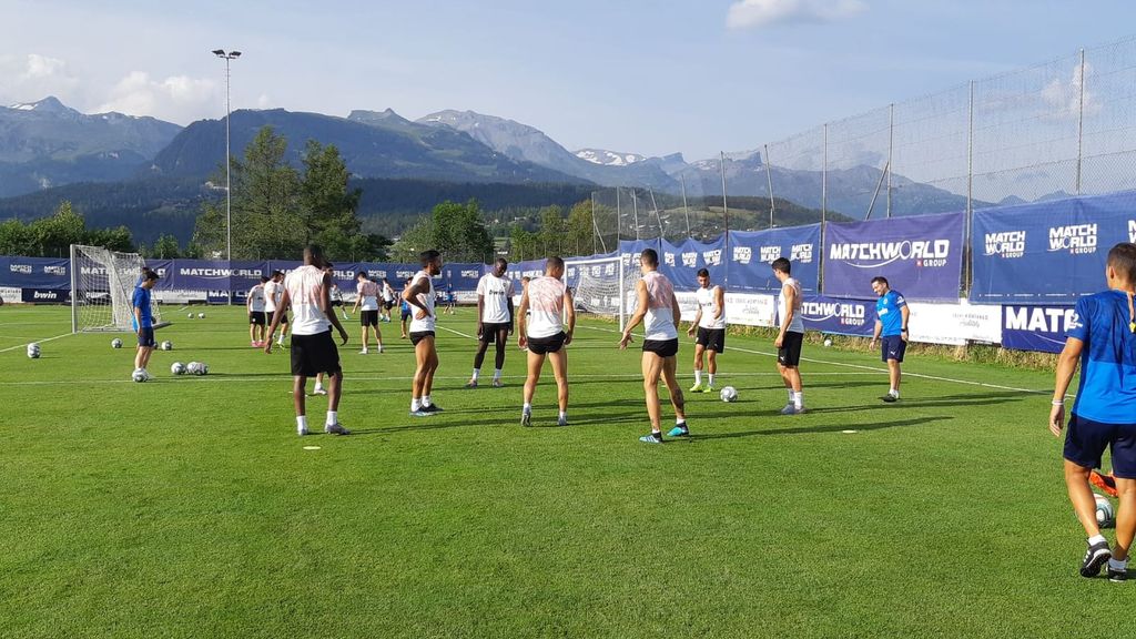 El Valencia continúa con los entrenamientos en Suiza