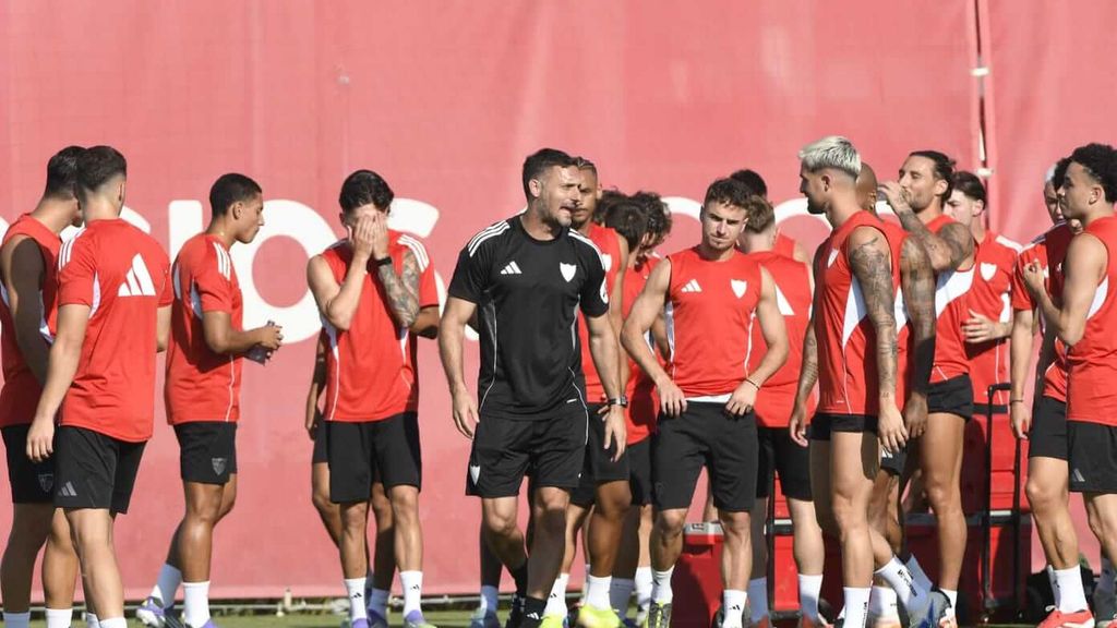 Entrenamiento del Sevilla FC del 14 de julio de 2025