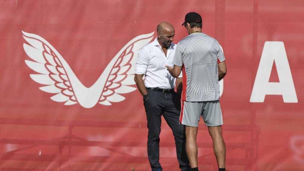 La charla de Lopetegui y Monchi antes del cierre del mercado de fichajes