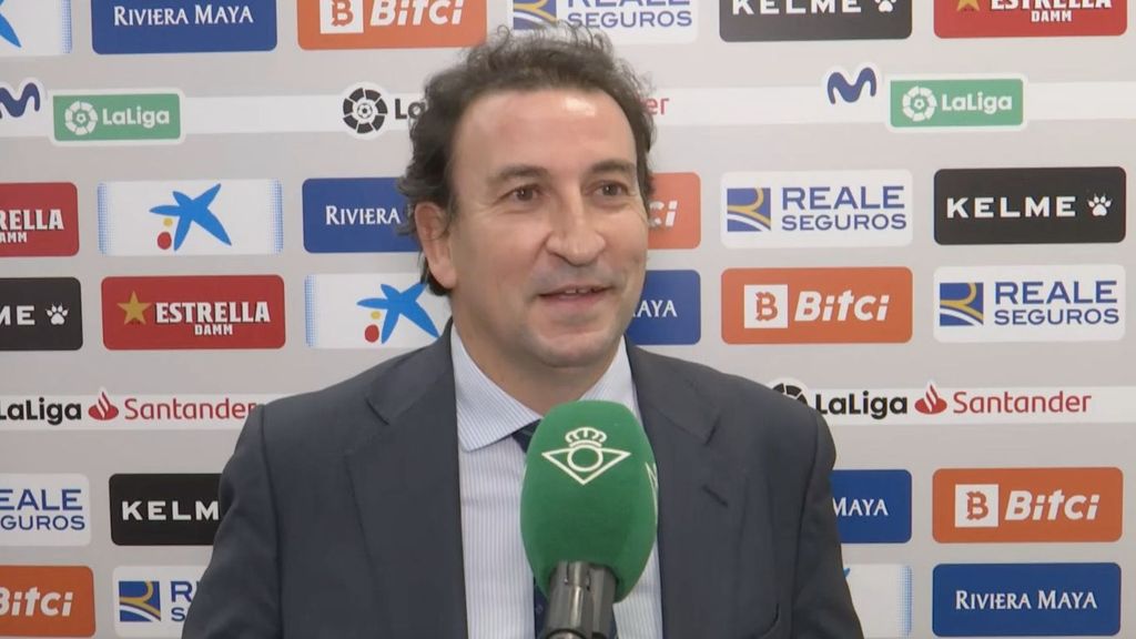Entrevista a López Catalán tras el Espanyol-Betis (1-4): El nivel del equipo y la posición del club respecto a las sanciones por el derbi de Copa