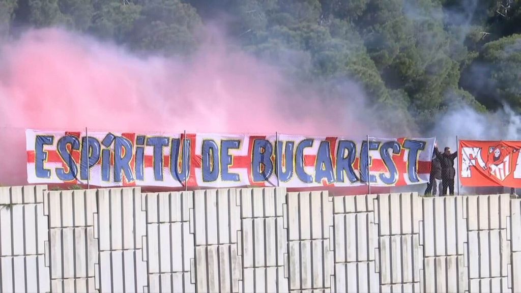 'Espíritu de Bucarest': la afición del Atlético se acuerda de la goleada europea al Athletic en la final de 2012