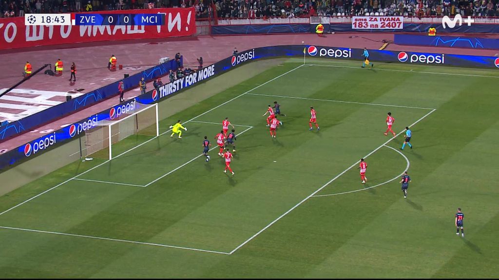 Estrella Roja 2-3 Manchester City: Resumen del partido