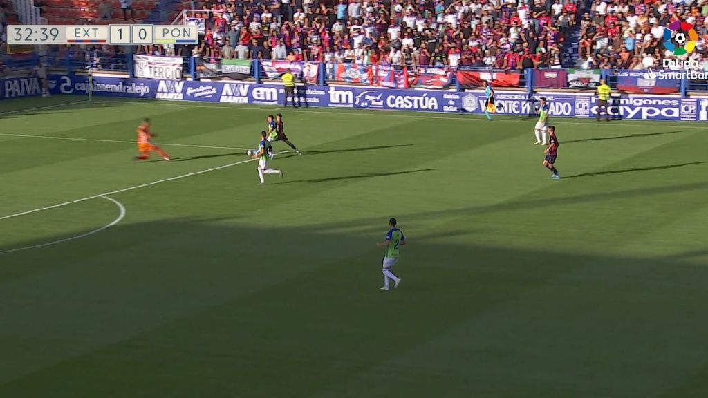 Extremadura - Ponferradina: Vídeos, goles y resumen (Jornada 11)