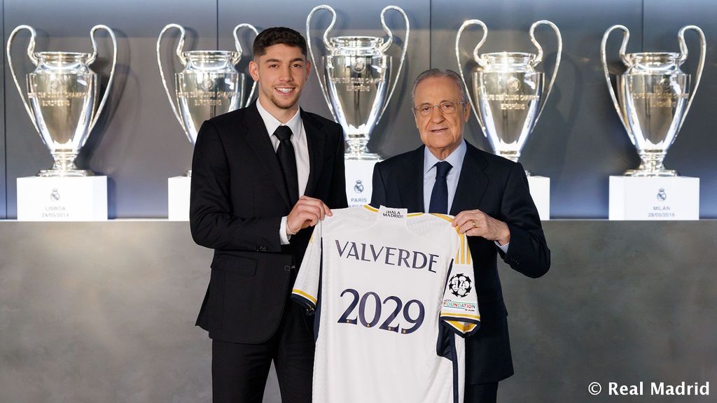 El Real Madrid renueva a Fede Valverde hasta 2029