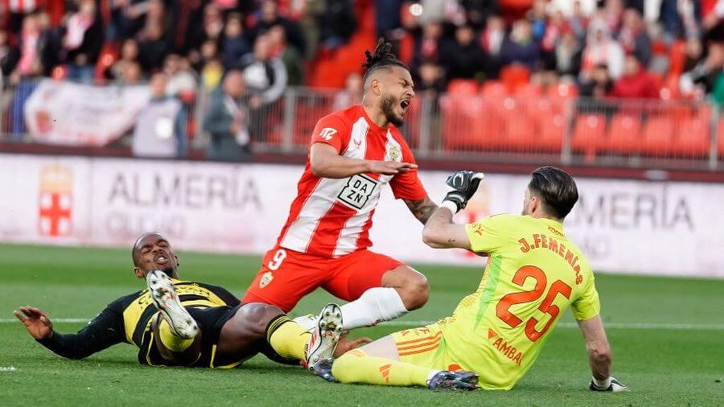Almería 4-1 Real Zaragoza: resumen del partido