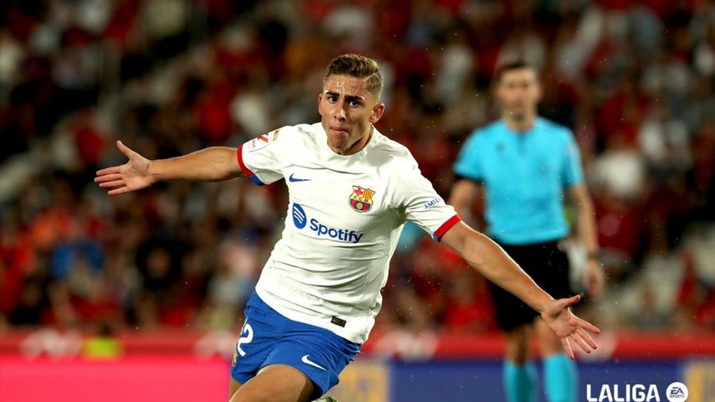 Mallorca 2-2 Barcelona: Gol de Fermín