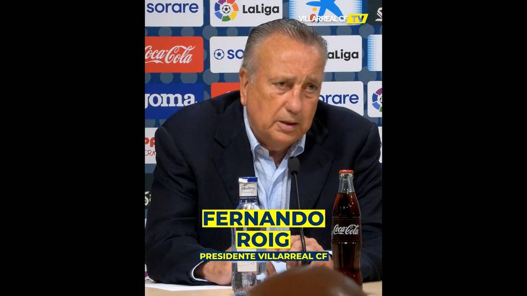 Fernando Roig sobre cuando acabará la obra del estadio