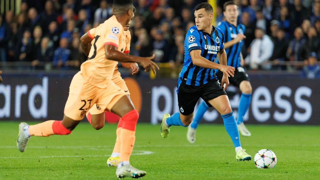 El gran nivel de Jutglá en el Brujas en este inicio de Champions: Goles y asistencias ante Oporto y Atlético de Madrid