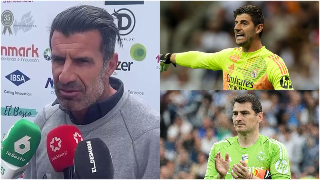 Luis Figo, sobre la huelga por el calendario y el debate sobre Courtois y Casillas: "Eso son chorradas"