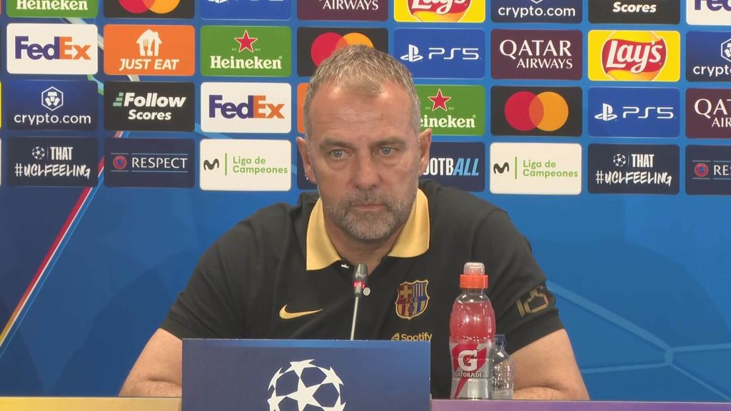 Hansi Flick confía en Laporta para resolver la inscripción de Dani Olmo