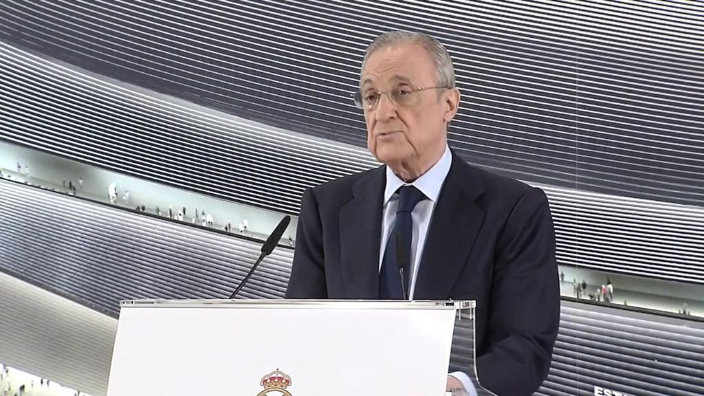 Las palabras de Florentino Pérez en la comida con la prensa
