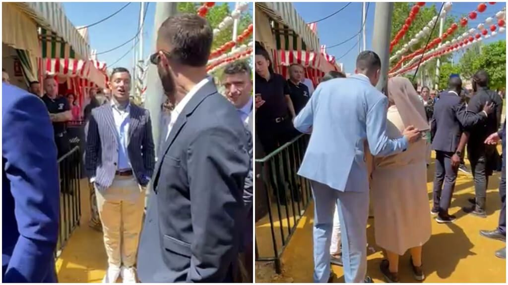 La llegada del Real Betis a la feria de Sevilla