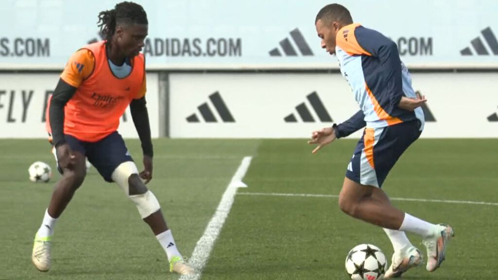 Kylian Mabppé carbura a base de regates: vuelve locos a Lucas Vázquez y Rüdiger en el entrenamiento