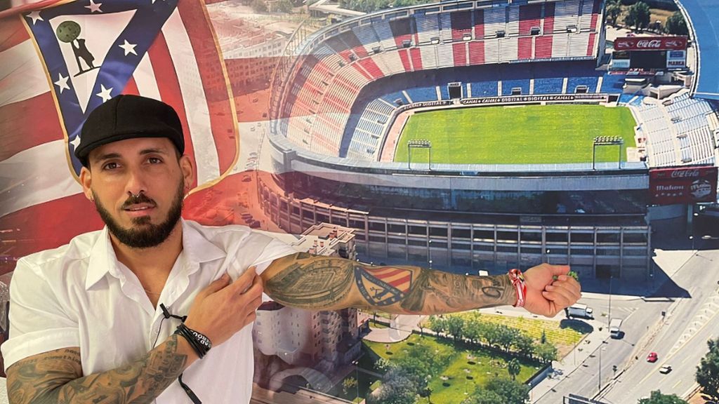 Raydel, el aficionado cubano del Atlético que se tatuó el Vicente Calderón porque nunca pudo ir: “Veía los partidos como si estuviese allí”