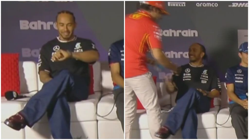 Carlos Sainz, en rueda de prensa