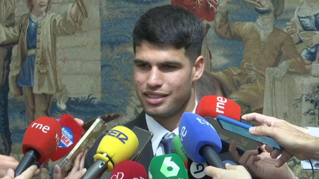 Carlos Alcaraz y la opción de jugar con Rafael Nadal en el Bernabéu: "Sería algo increíble"