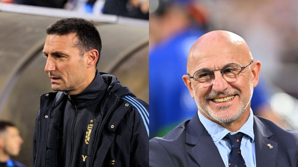 Scaloni elogia a su 'profesor' Luis de la Fuente: "Quiero que gane España la Eurocopa"