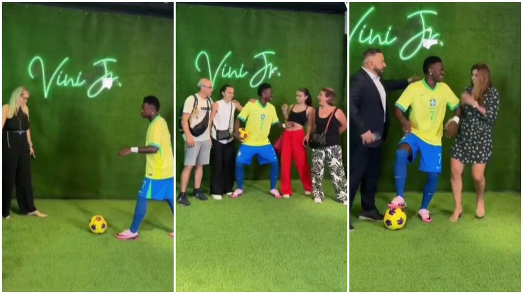 Vinicius se hace pasar por una estatua en el museo de cera de Nueva York: la sorpresa de los aficionados