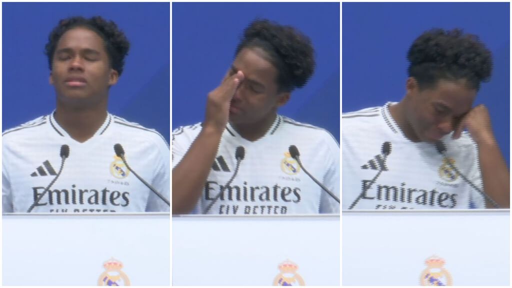 Endrick rompe a llorar tras sus primeras palabras como madridista: el gesto de Florentino Pérez para tranquilizarle
