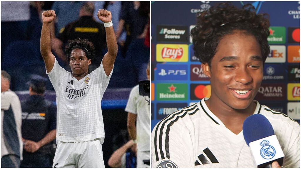Endrick Felipe y su personalidad para marcar un gol en Champions con el Real Madrid