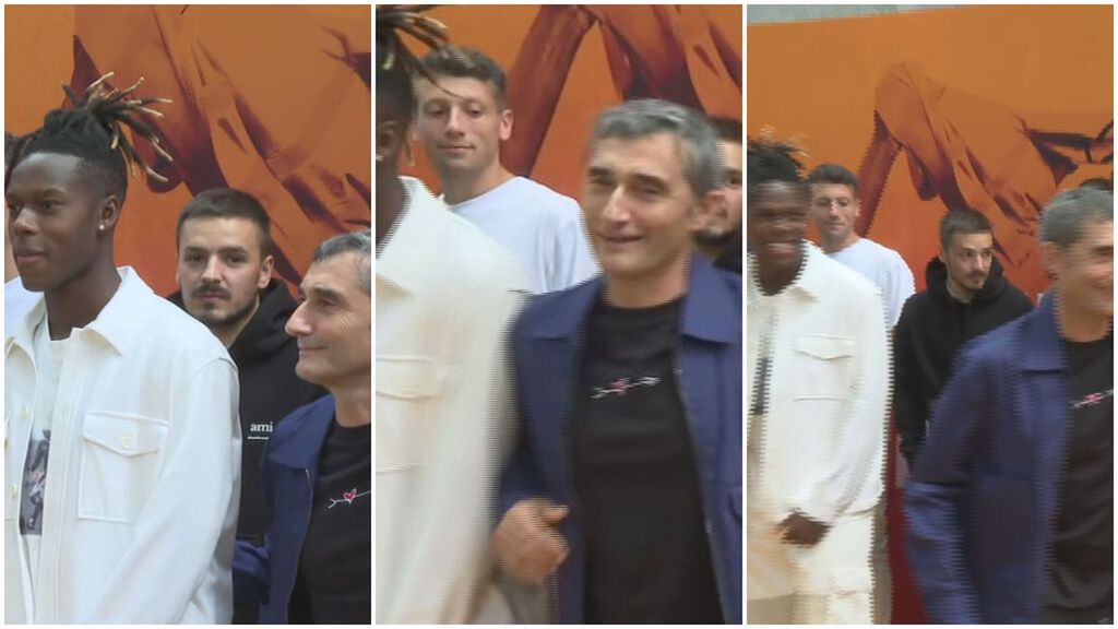 Las bromas de Ernesto Valverde a Nico Williams en el preestreno de su documental