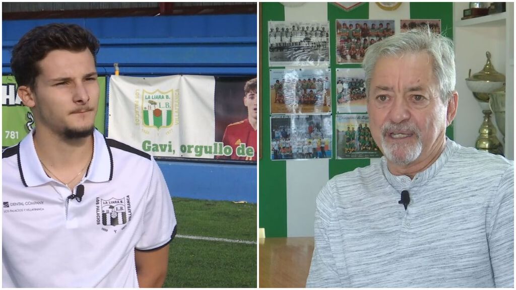 Los Palacios celebran la vuelta de Gavi a la lista del Barcelona