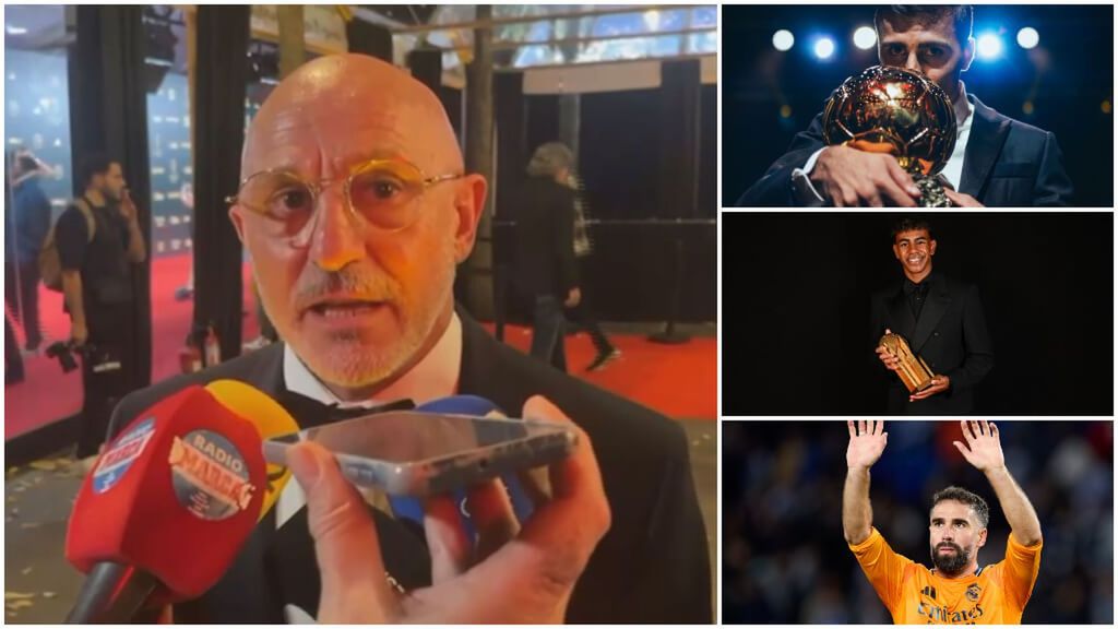 Luis de la Fuente se derrite con Lamine Yamal y Rodri y se acuerda de Dani Carvajal y del Real Madrid: "Aquí nadie está de regalo"