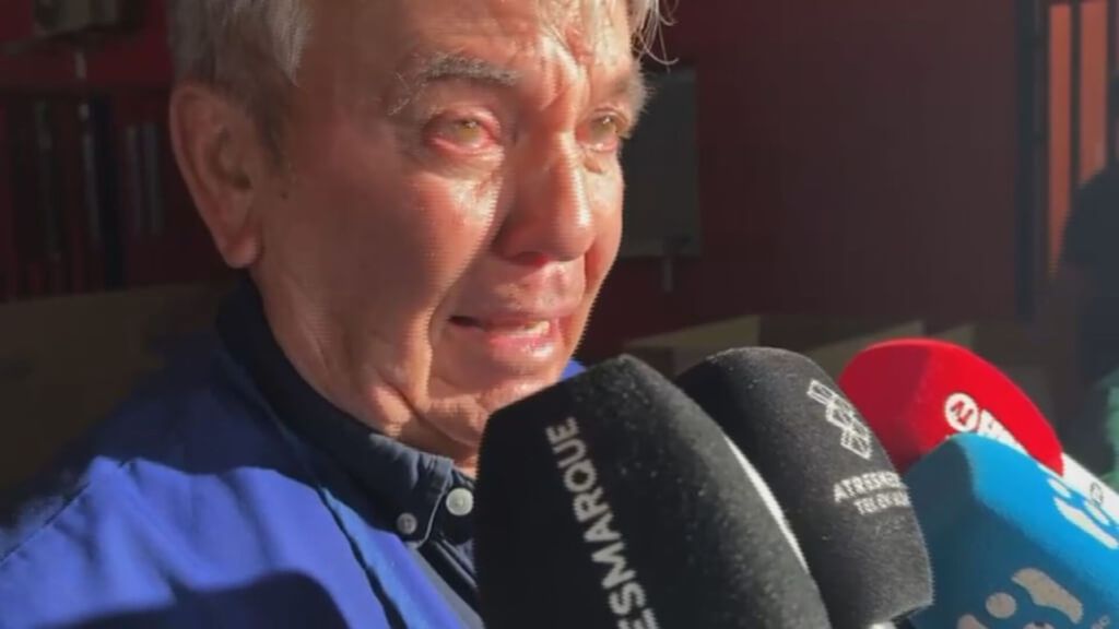 Jaime Sierra, del Banco de Alimentos, emocionado por la solidaridad de Valencia