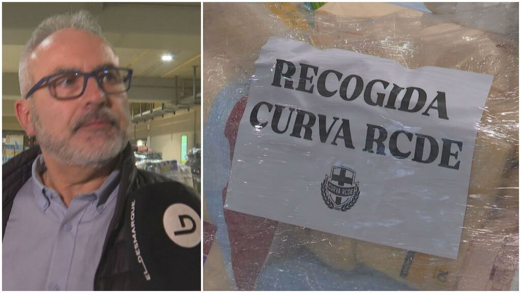 La afición del Espanyol se vuelca con los afectados por la DANA