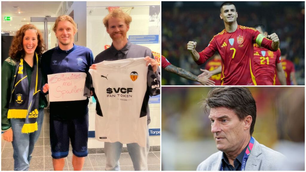 La Selección Española, Daniel Wass y Michael Laudrup, en la campaña solidaria desde Dinamarca con los afectados por la DANA