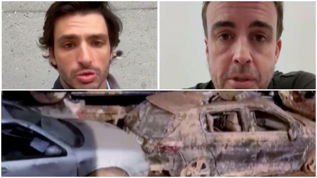 Fernando Alonso, Carlos Sainz y Jorge Martínez Aspar lideran la Solidaridad Sobre Ruedas contra la DANA