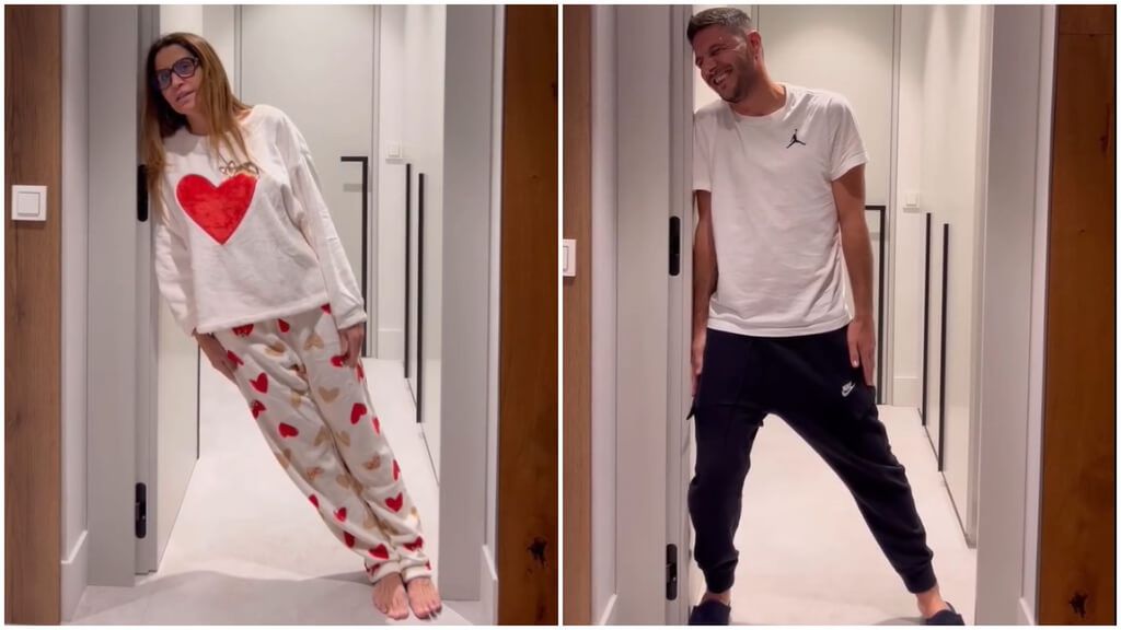 Joaquín Sánchez y Susana Saborido se unen a un reto viral: "No podía, os lo juro"