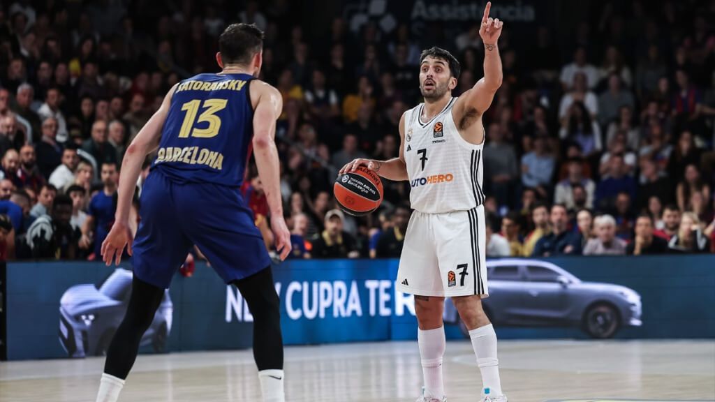 Facundo Campazzo protagoniza la mejor jugada de la jornada 12 de la Euroliga: triple decisivo para forzar la prórroga