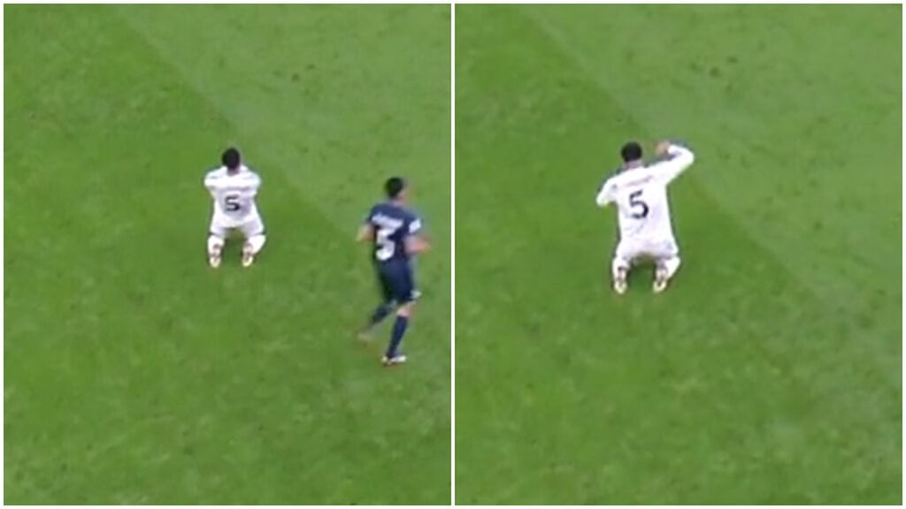 El lamento de Jude Bellingham tras fallar un pase