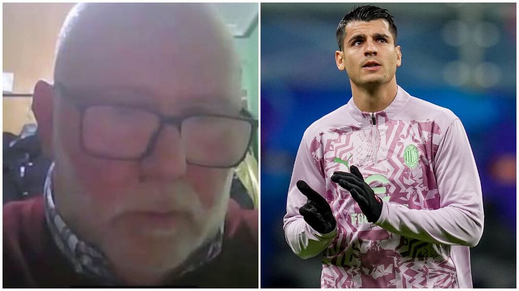 El presidente del Aldaia, Pepe Villegas, agradece el gesto a Álvaro Morata