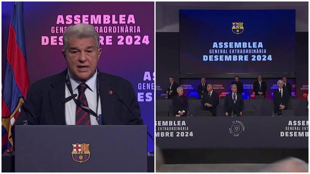 La Asamblea da el sí a Joan Laporta para el acuerdo de Nike con el Barcelona